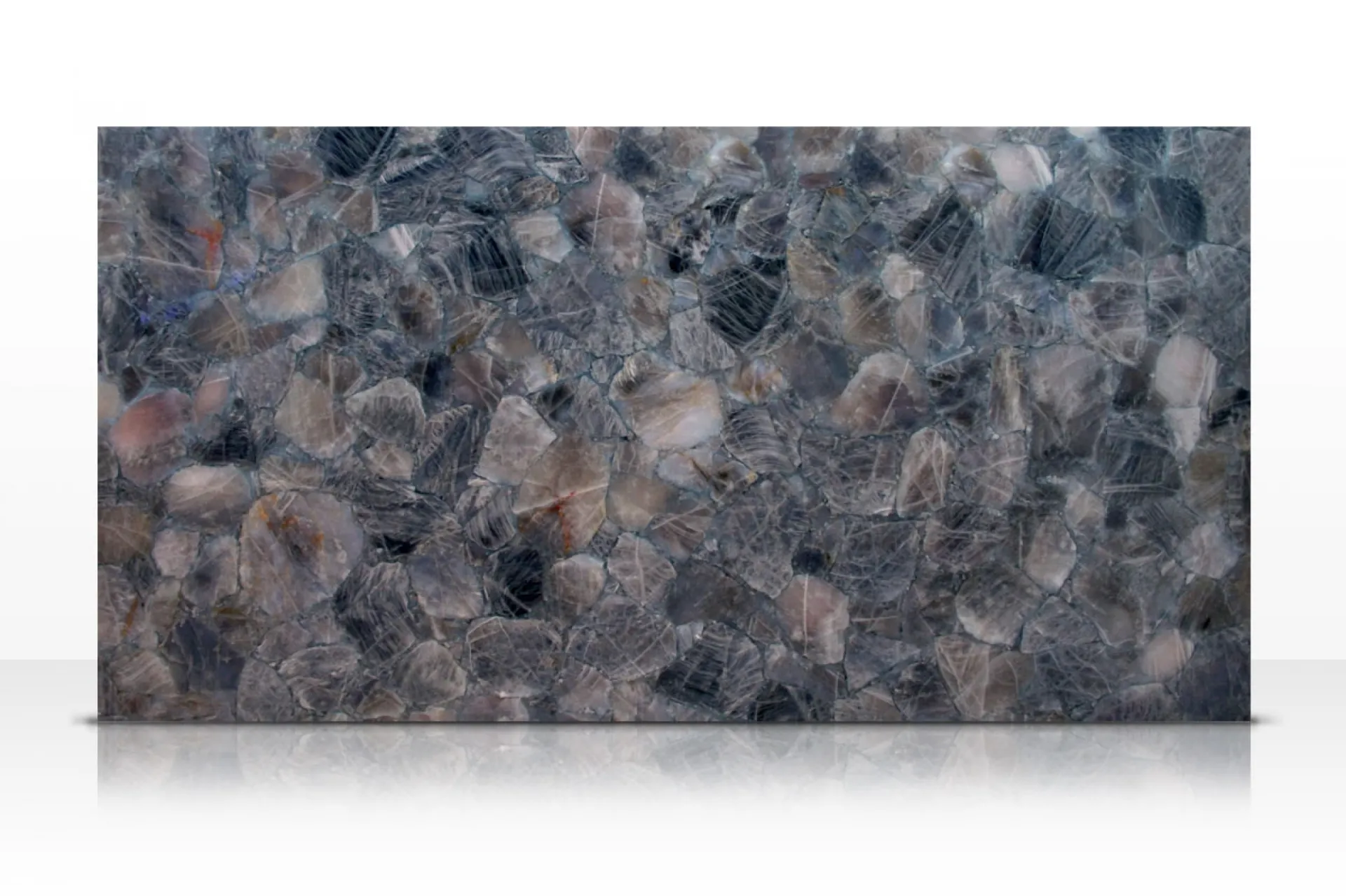 Tranche Quartz Bleu