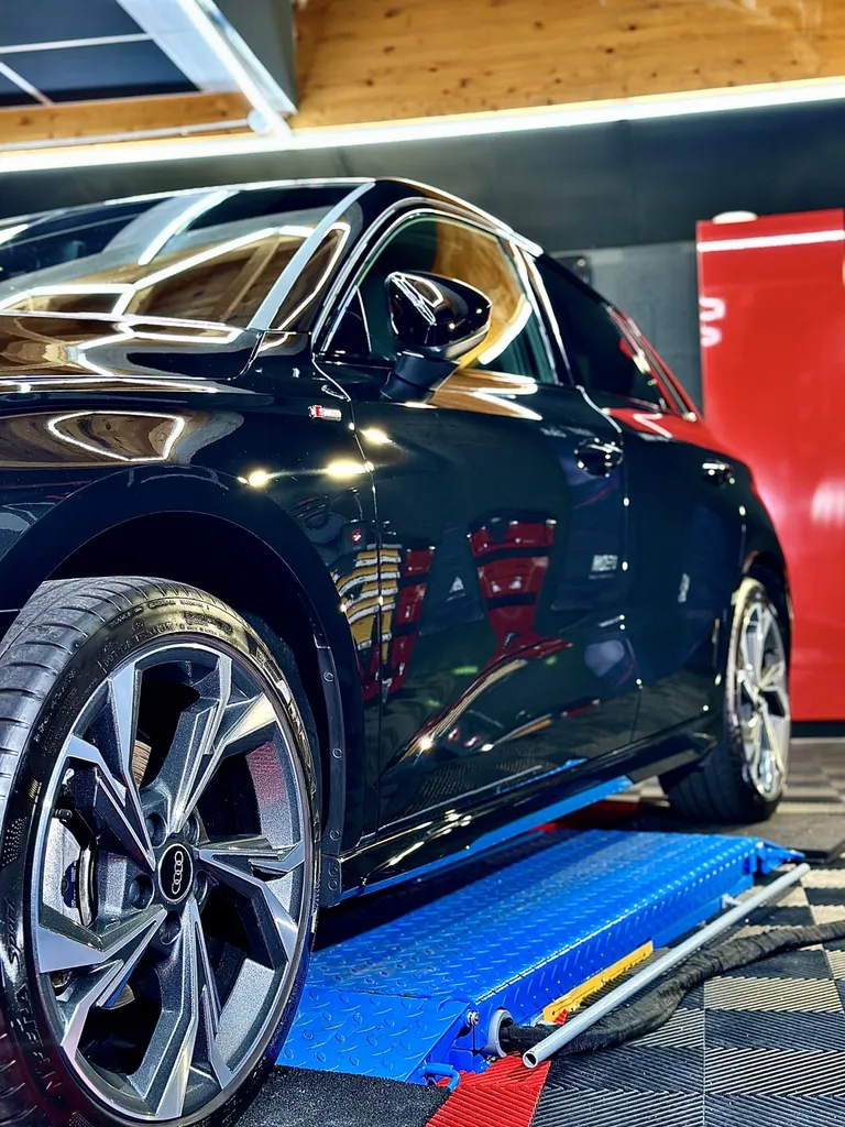 centre de DETAILING Lyon traitement céramique carosserie et jantes Audi A3