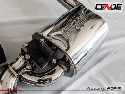 silencieux à clapet porsche cende