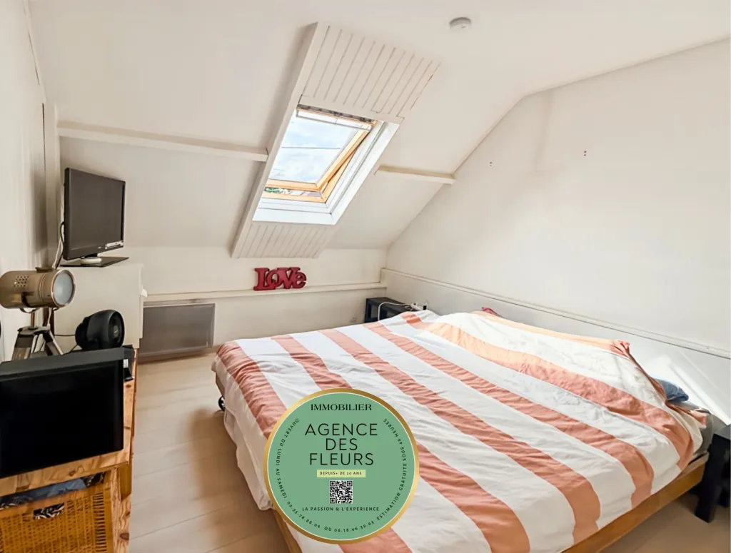 A acheter, maison de 85 m² sur un terrain de 140 m²et garage sur la commune de CAUDEBEC LESELBEUF 76320