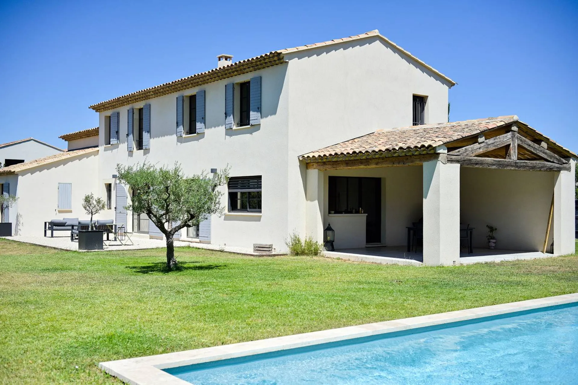 Construction d'une magnifique bastides Provençale à Aix en Provence dans les Bouches du Rhône
