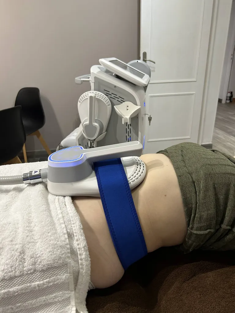 Electrostimulation abdo fessier en institut de beauté pour raffermir à Marseille