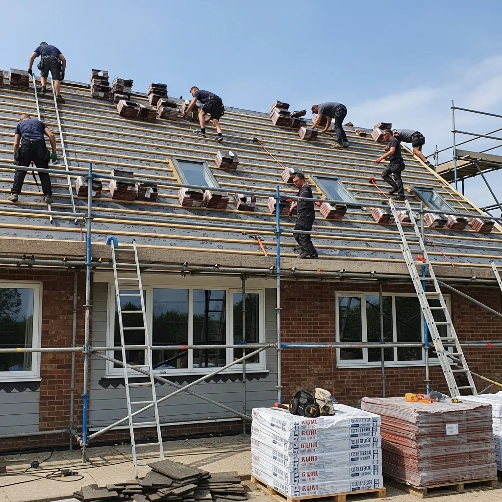 Pose de couverture de toit neuve sur maison ou bâtiment à Bayonne et Biarritz