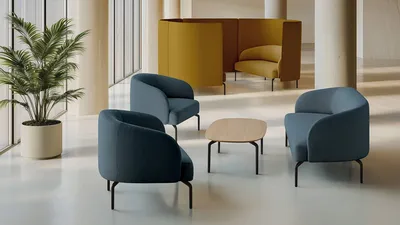 CONCEPTYS AMÉNAGEMENT propose des canapés lounge pour aménager vos halls d'accueil à Marseille dans les Bouches du Rhône