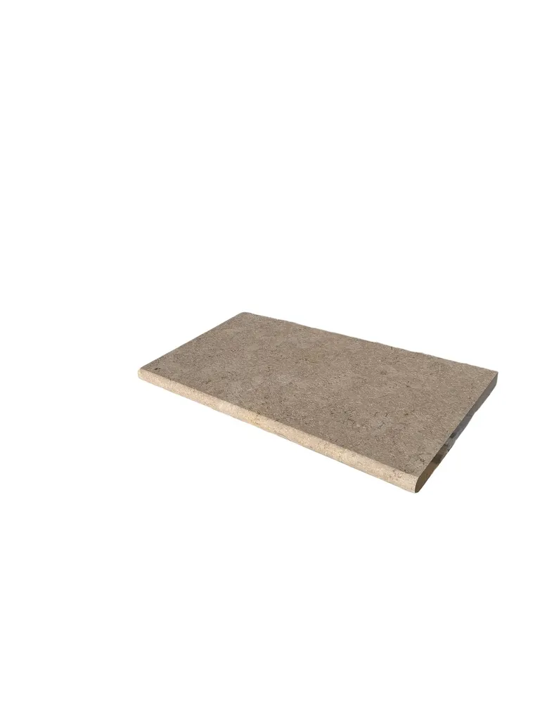 chaperon plat beige pierre naturelle