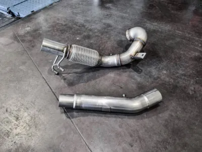 Montage donwpipe Decata Milltek VW Golf 7 GTi TCR 2.0 TSi 290 cv | ADP Performance