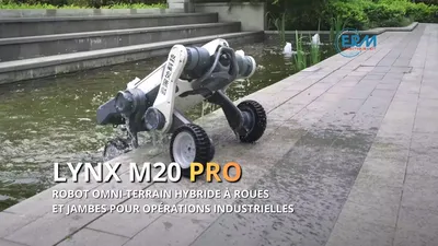Lynx M20 Pro, robot quadrupède omni-terrain