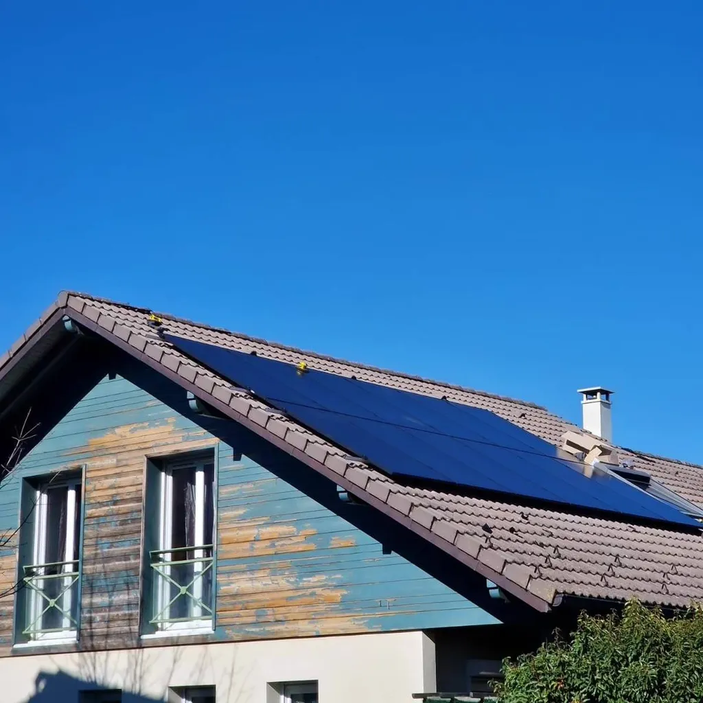 Réalisation : Installation panneaux photovoltaïques Cessy Pays de Gex