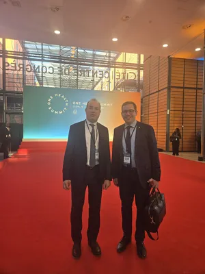 Bernard Tannoury, Président Benta, et Damien Parisien, CEO Europe Benta