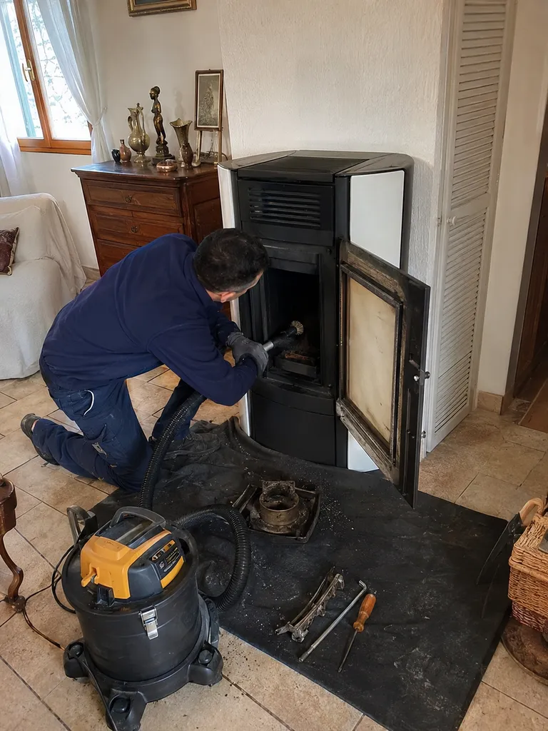 Entretien annuel d'un poêle à granulés Stove Italia 8 kW à Yvrac sous contrat pour performances durables optimales