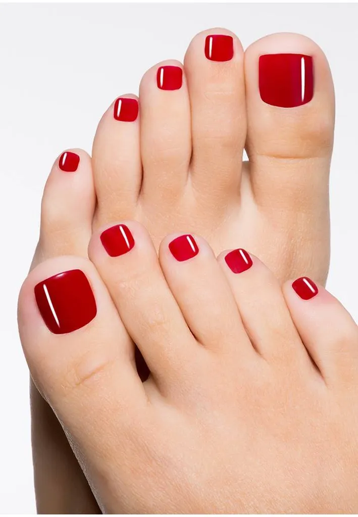 pose de vernis pieds hossegor