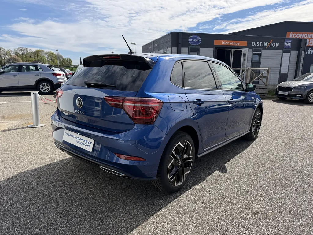 Volkswagen Polo R-Line d’occasion récente avec boîte automatique DSG7 disponible chez votre concessionnaire autour du Havre