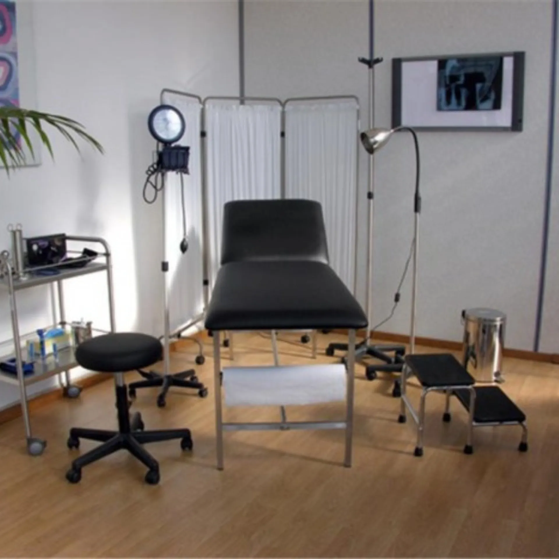 Équipez votre cabinet avec notre gamme complète de mobilier médical. De la table d'examen au chariot, nous avons le matériel qu'il vous faut pour une pratique sereine et un confort optimal pour vos patients.