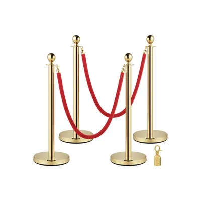 Location potelets dores avec corde rouge VIP a Frejus Var