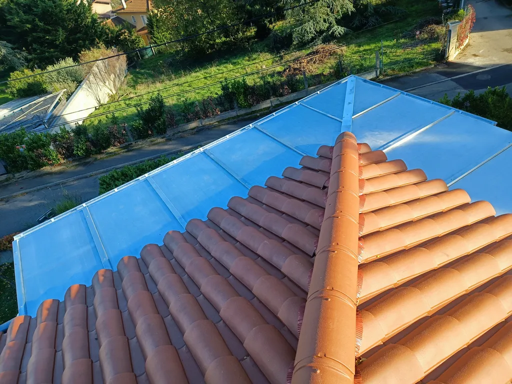 après réfection complète de la toiture terrasse à Saint Genis les Ollières