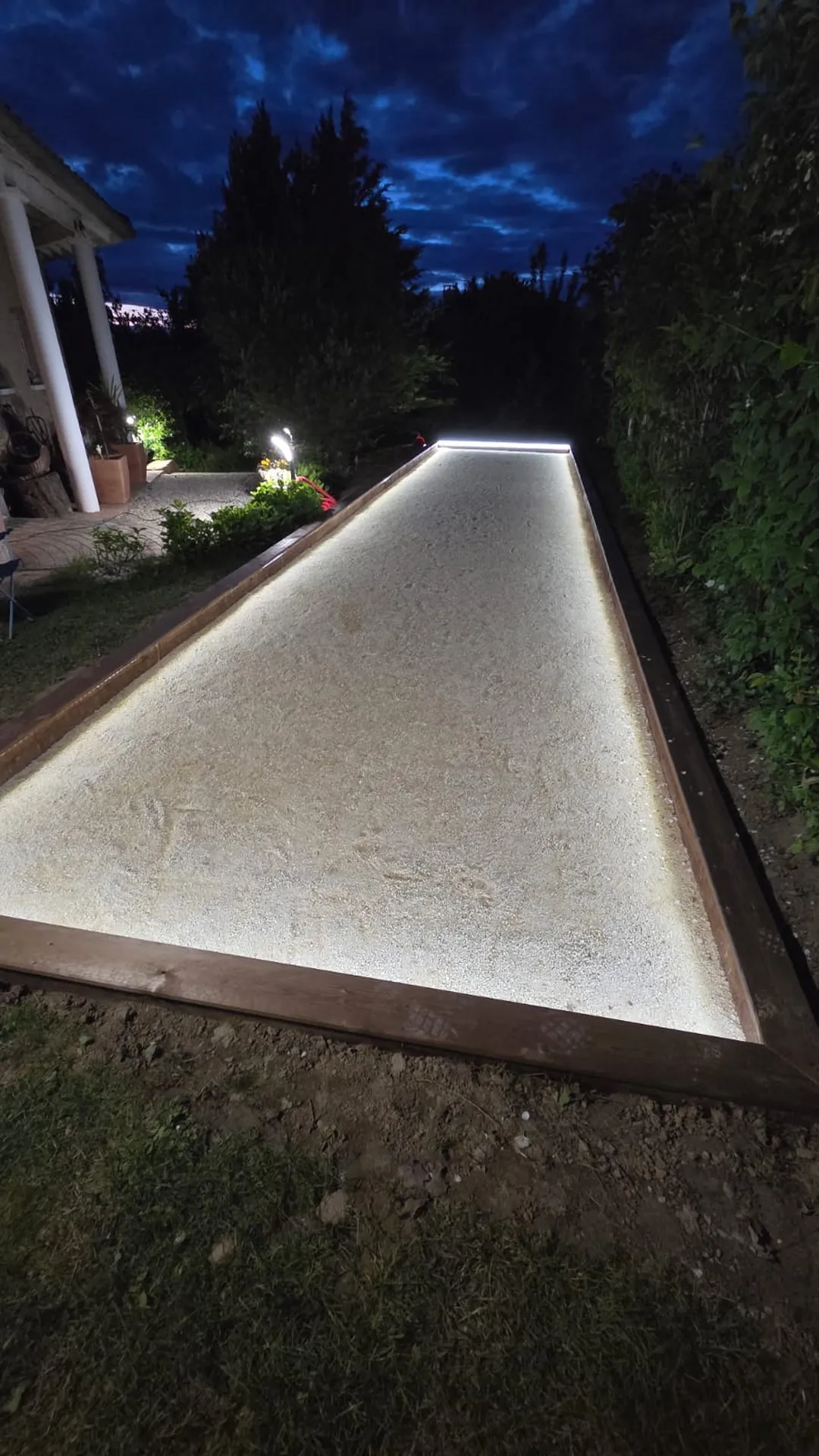 terrain de pétanque LED à Meximieux 