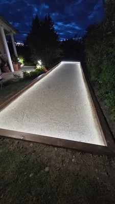 terrain de pétanque LED à Meximieux 