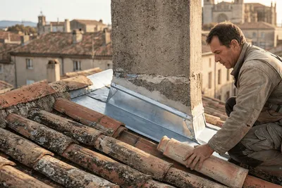 Artisan couvreur zingueur pour rénovation de toiture ancienne à Béziers 