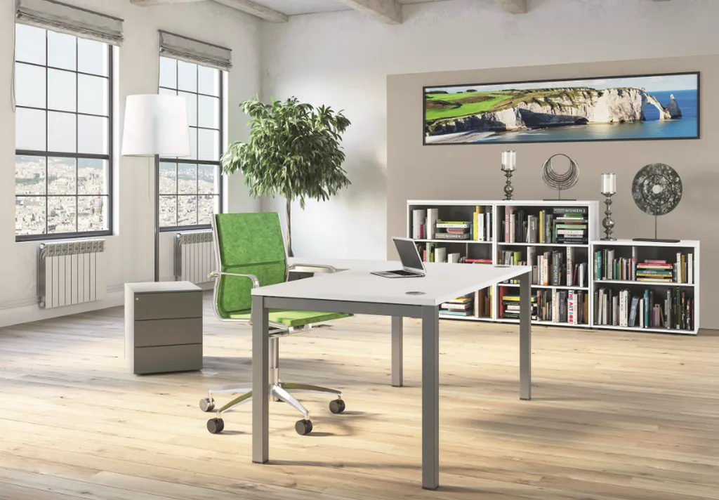 Bureau Astrolite avec retour installé dans un open-space à Aix-en-Provence