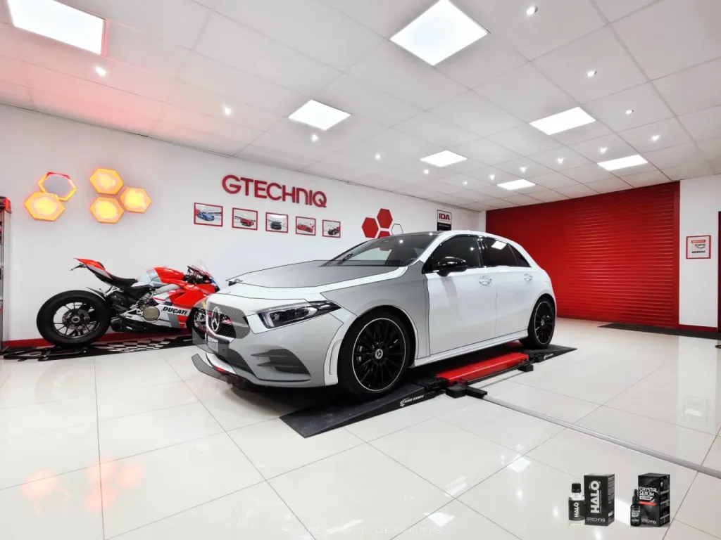 MERCEDES CLASSE A AMG - PROTECTION PPF PARTIEL + CERAMIQUE GTECHNIQ PRES DE LILLE