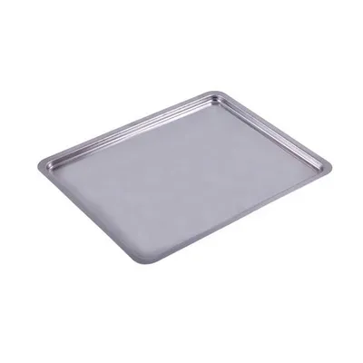 Location de vaisselle plateau inox à main 36x29cm pour cocktail à Lyon