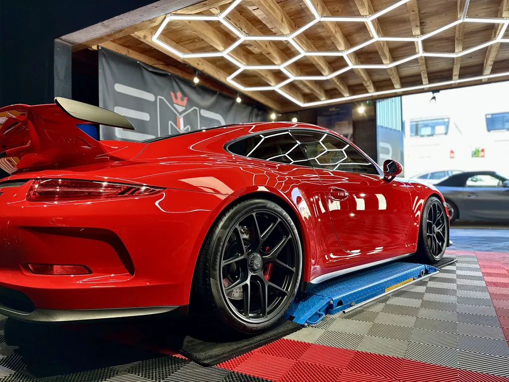 traitement céramique et protection PPF face avant porsche 991 GT3 sur lyon 