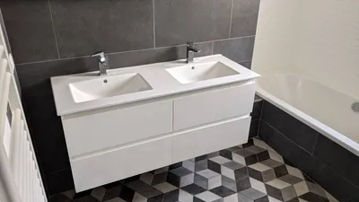 Agence d'architecture d’intérieur pour travaux de rénovation et extension dans une villa de Allauch salle de bains