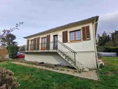 En vente, en EXCLUSIVITE, Maison T3 sur sous-sol total et jardin de 623 m², à pied des commodités de Cormeilles 27260