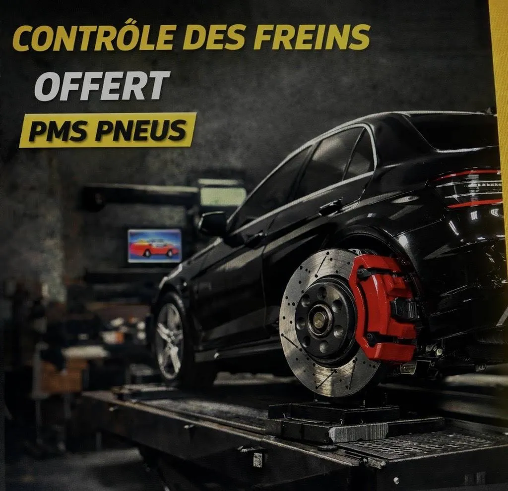 Contrôle du freinage complet OFFERT PMS PNEUS 