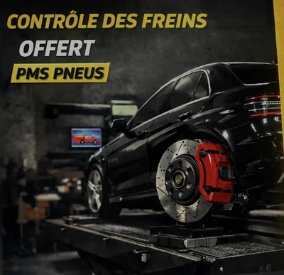 Contrôle du freinage complet OFFERT PMS PNEUS 