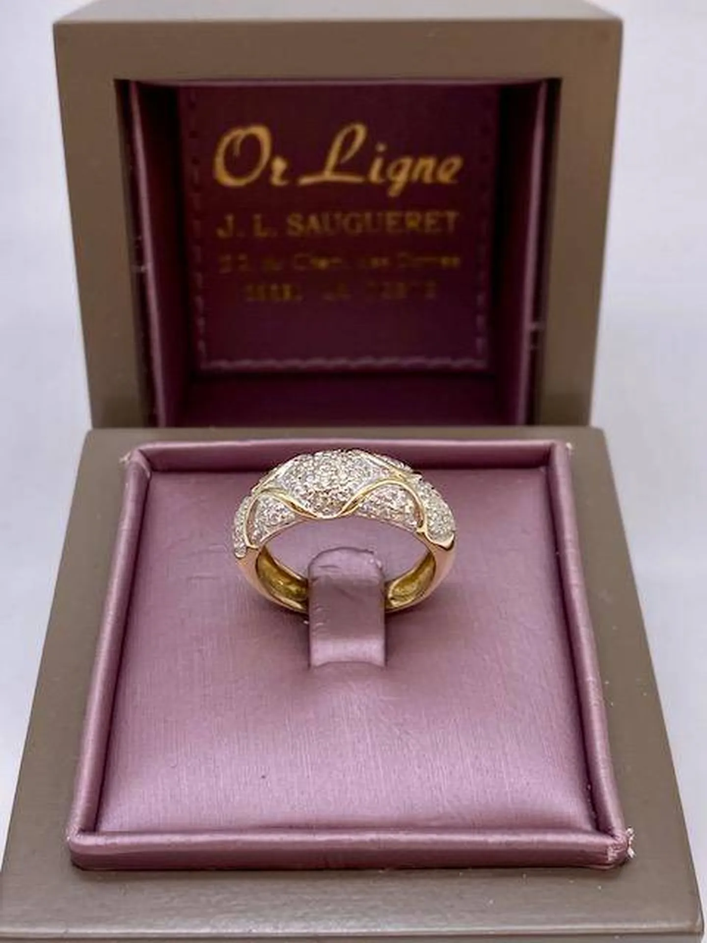 Faites Scintiller votre Main avec la Bague en 2 ors de chez Or Ligne à La Teste de Buch en Gironde
