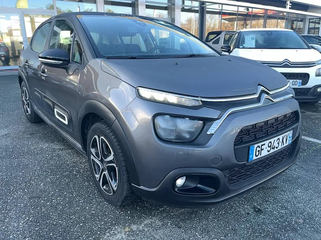 Roulez en boîte automatique avec cette Citroën C3 Shine essence révisée et garantie à Lacanau en Gironde !