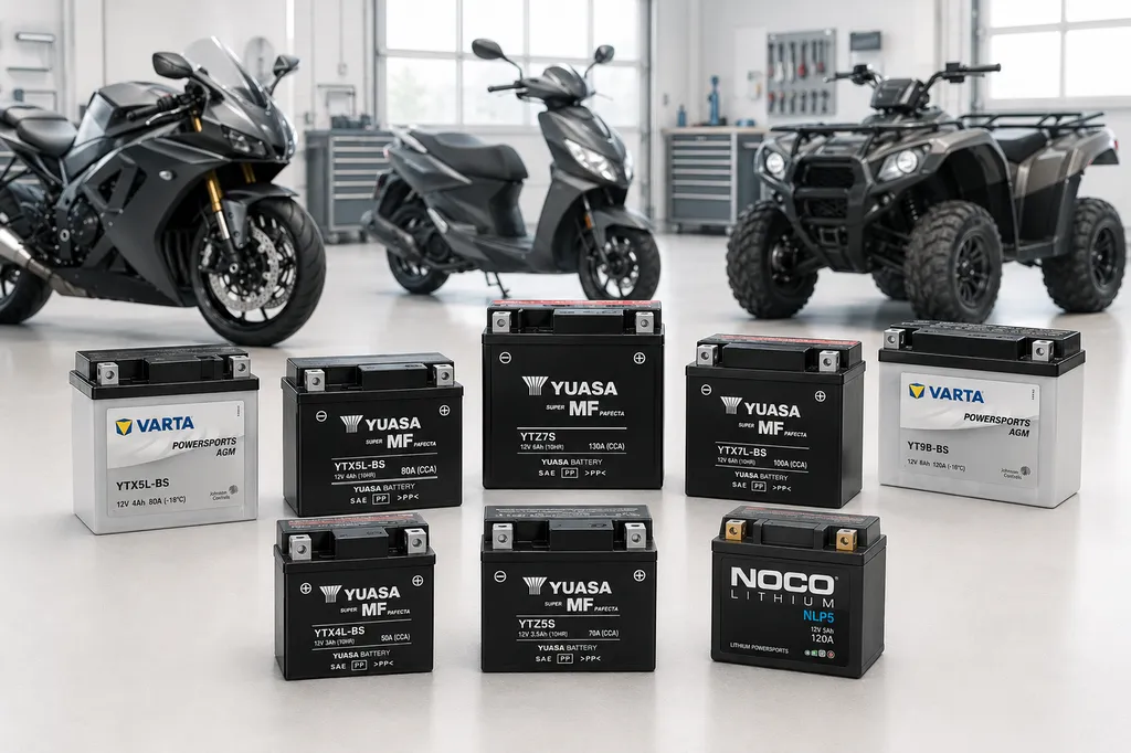 Trouvez votre batterie moto, scooter ou quad AGM et lithium dans nos magasins Midi Pièces Auto en Occitanie