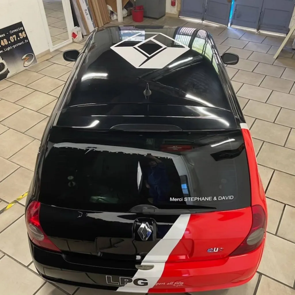 Kit déco rallye / covering 100% personnalisé clio F2000