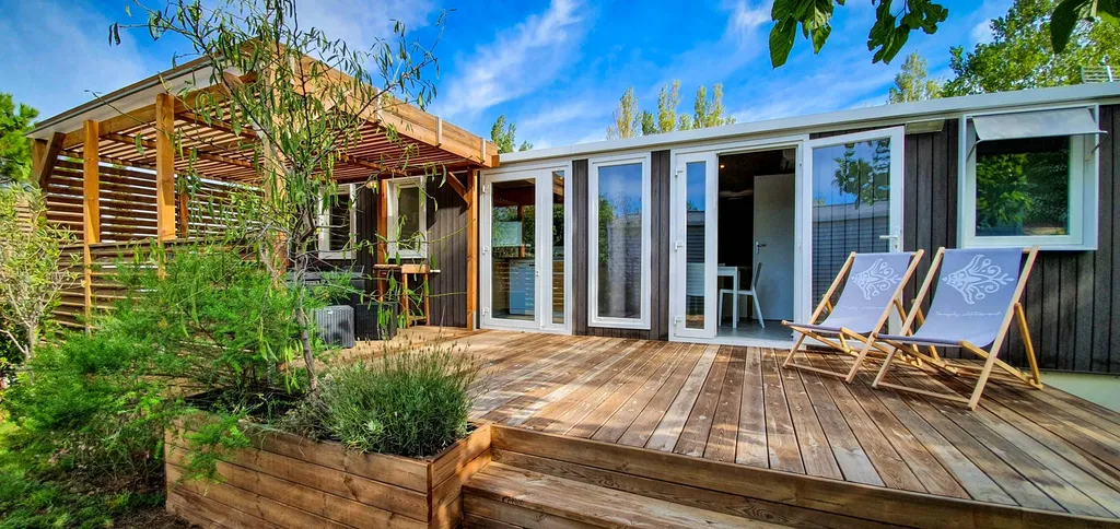 mobil home pour  famille nombreuse à 30 minutes de Sète