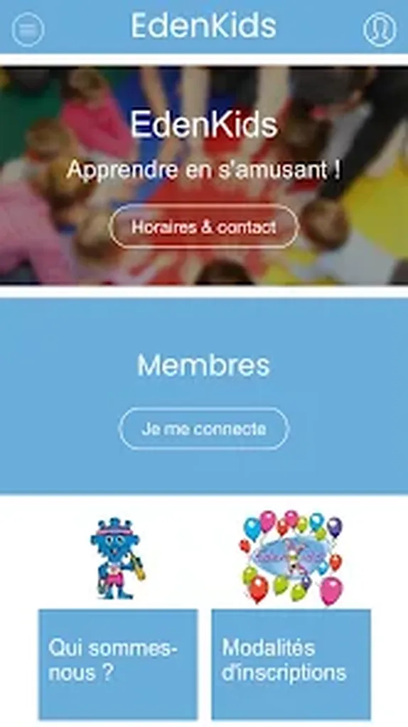Application EdenKids