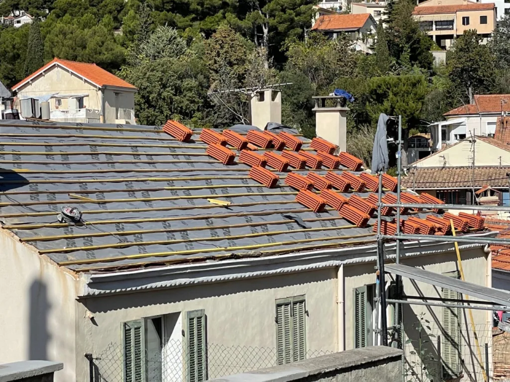 Nouvelle réfection de toiture de maison près de Martigues