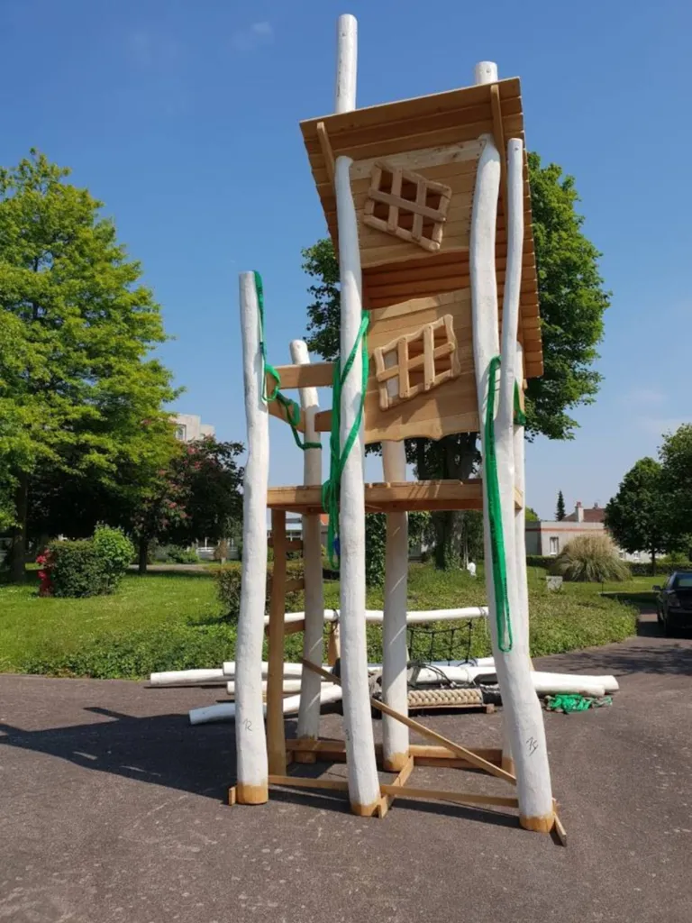 Réalisation d'une aire de jeux pour enfant en extérieur Le Havre