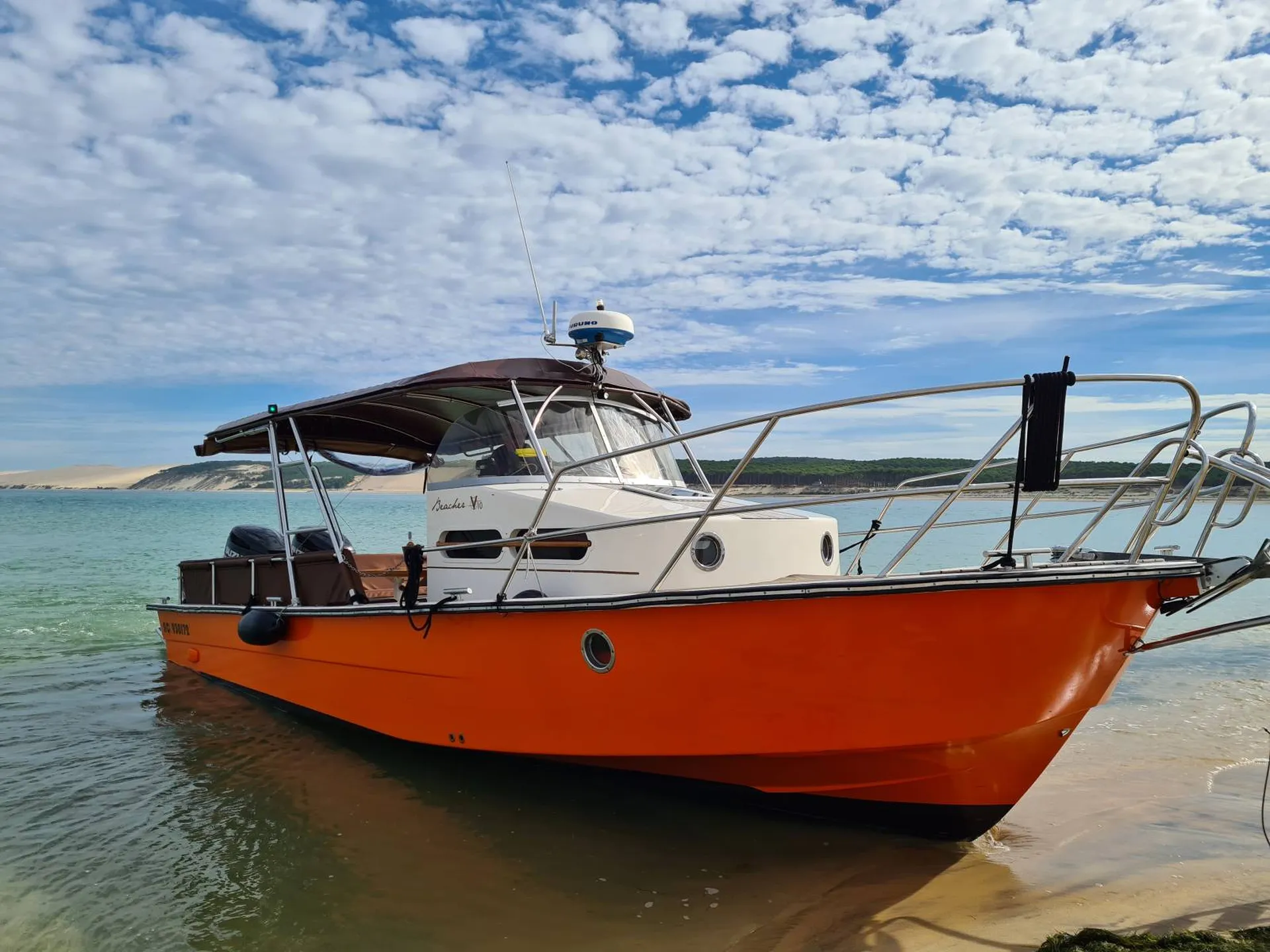 Location bateau au Cap Ferret avec skipper - Bassin d'Arcachon