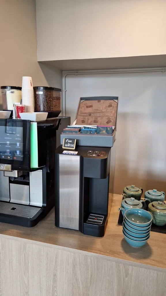 Fontaine comptoir dans un hôtel