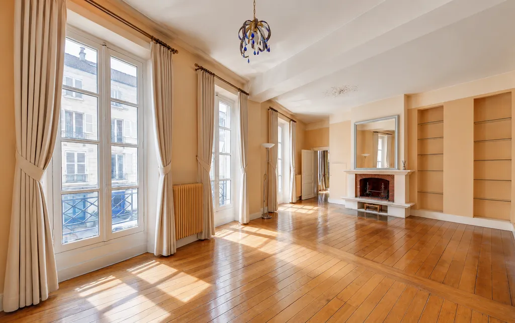 séjour avec cheminée dans st germain en laye heliximmobilier.com