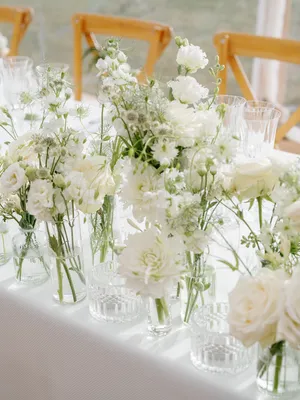 chemin de table fleuri mariage