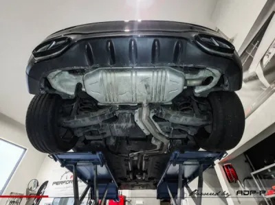 Installation catback tube Ragazzon Mercedes A200 W177 | ADP Performance