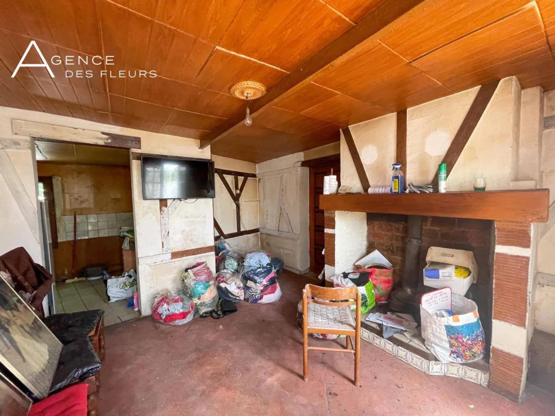 maison avec cheminée