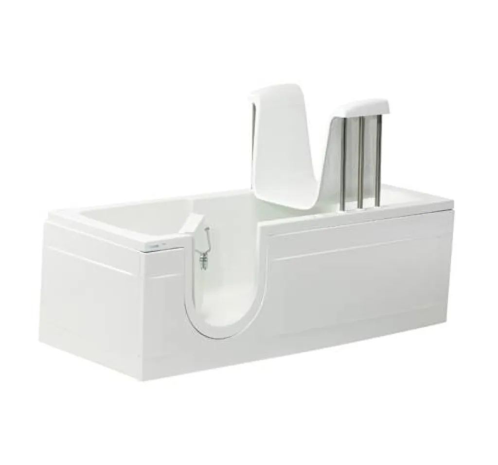 baignoire à porte avec siège élévateur sénior
