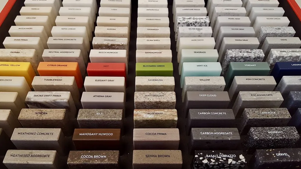 Plan de travail en corian