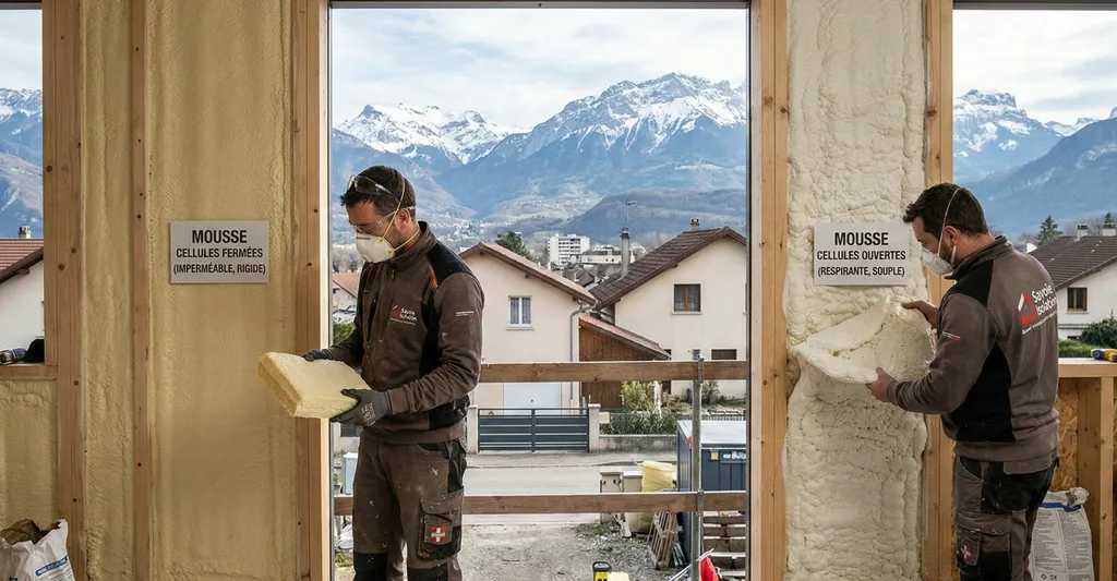 Différences entre mousse polyuréthane cellules fermées et cellules ouvertes