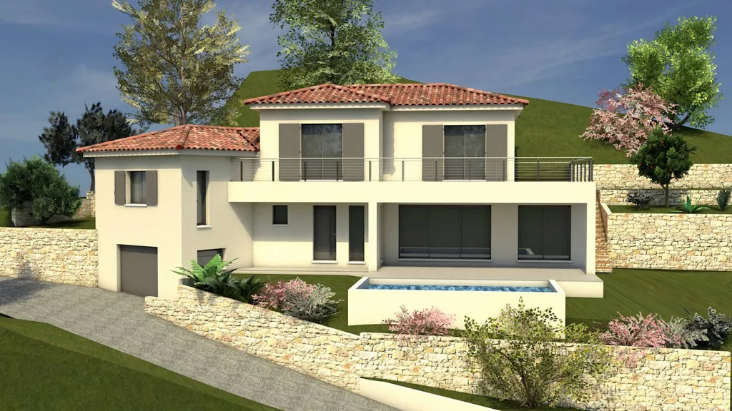 Projet de construction d'une maison à étage contemporaine et sur-mesure dans le Var