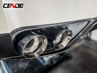 Installation catback Cende Nissan GT-R R35 | ADP Performance