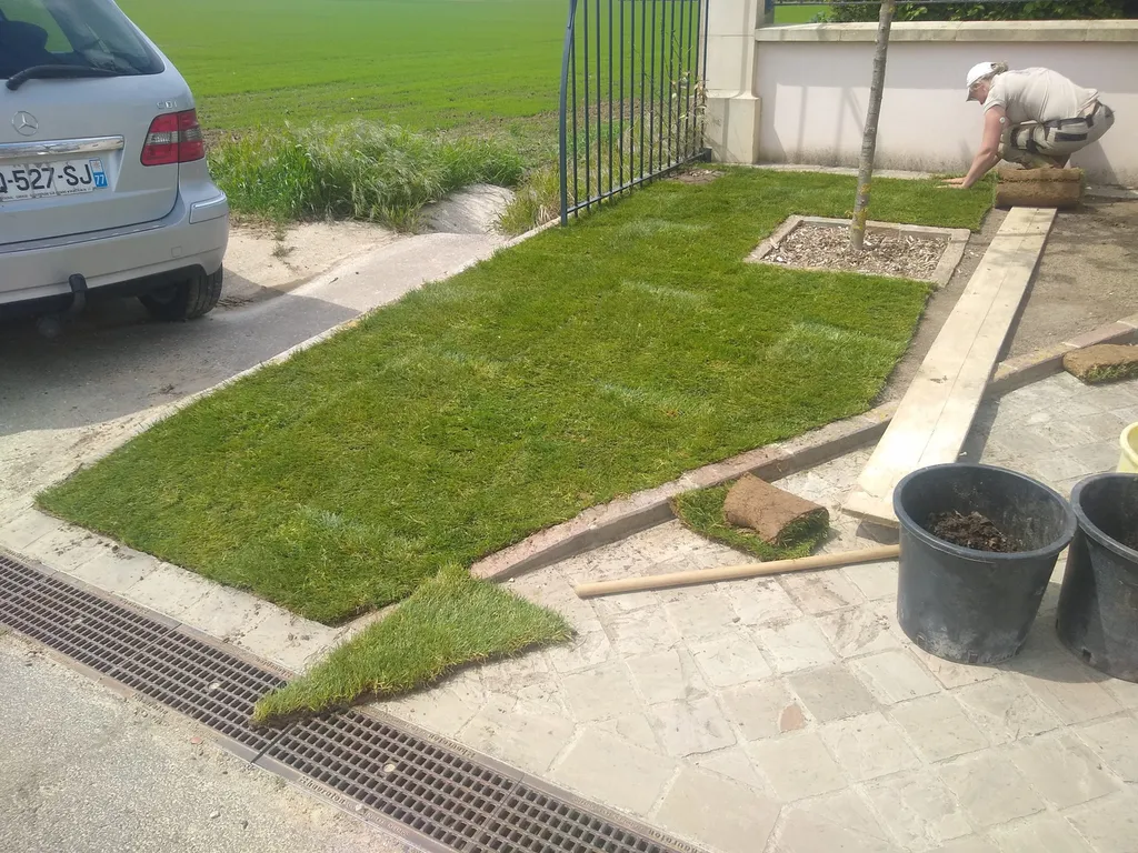 Pose de gazon de placage à Beaurepaire (76280)